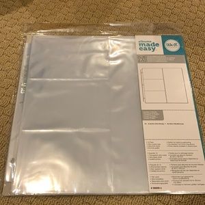 NEW - We R Memory Keepers - 12 x 12 Ring Photo Sleeves - 10 pack